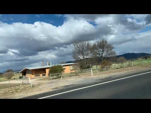 Driving from Tamworth to Armidale, NSW, Australia