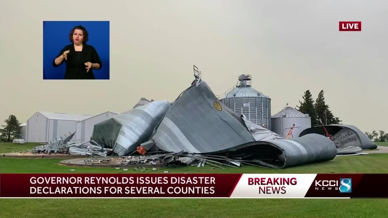 Gov. Reynolds announces disaster declarations