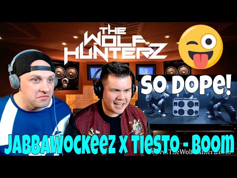 JABBAWOCKEEZ x Tiësto - BOOM with Gucci Mane & Sevenn | THE WOLF HUNTERZ Jon and Travis Reaction