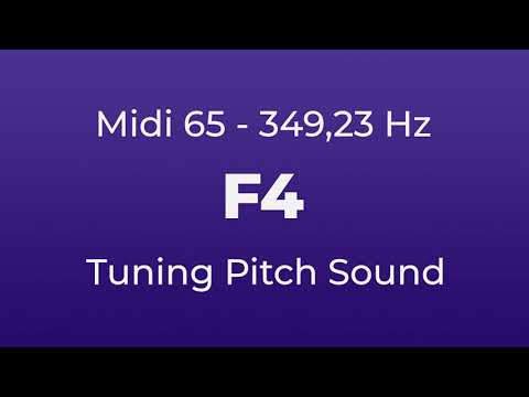 F4 Tuning Pitch | 349,23 Hz | Midi Key 65