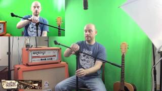 Video thumbnail for On Stage Stands MS7701B Tripod Boom Microphone Stand Review by Ulrich Peise