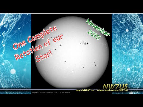 One 23-Day Sun Rotation - Intensitygram View 20211101 (SDO HMI)
