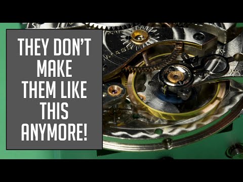 Stunning Railroad Grade Waltham Pocket Watch Restoration!