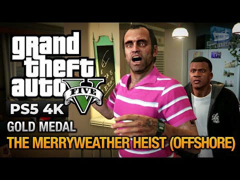GTA 5 PS5   Mission #34   The Merryweather Heist Offshore  | Jamaila Gamer Nikla