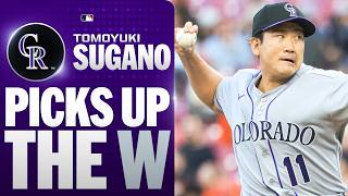 Tomoyuki Sugano collects his 3rd win for the Rockies! ????️ | MLB Highlights