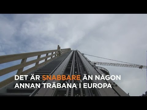 Ta en tur i Europas högsta Berg- och dalbana - Nyheterna (TV4)