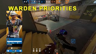 Warden has his priorities - Ranked - Rainbow Six