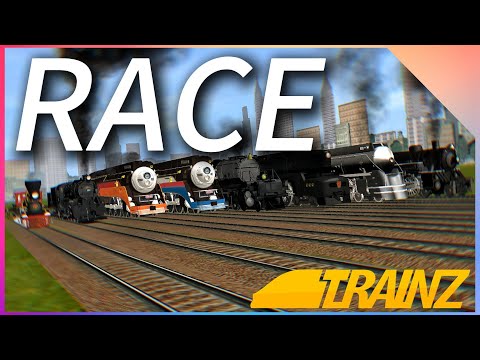 Trainz Driver 2 Race｜Which American Steam locomotive is the fastest?Great American Steam train race!