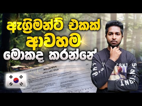 කොරියාවෙන් ඇග්‍රිමන්ට් එකක් ආවට පස්සේ මේවට සූදානම් වෙන්න | Korean Job Agreement 🇰🇷
