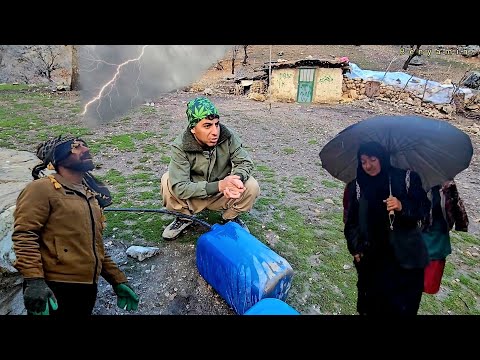 Nomadic Life in RAIN: Challenges & Beauty 🏔️🌧️ | Tribal Mountain Living