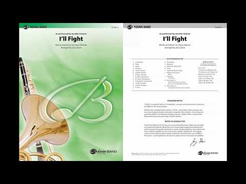 I'll Fight, arr. Jerry Davis – Score & Sound