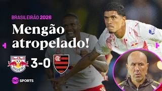 BRAGA MARCA GOLAÇO, PULGAR É EXPULSO E JARDIM PERDE A PRIMEIRA NO FLA! RB BRAGANTINO 3X0 FLAMENGO