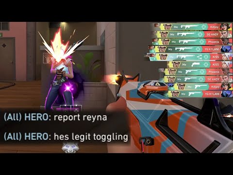 I got REPORTED for acing twice in a row