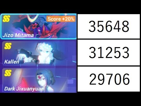 Global Memorial Arena week 18 - Jizo, Kallen, DXY (35.6k, 31.2k, 29.7k)