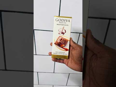 GODIVA Masterpiece Milk Chocolate With Smooth Caramel Filling 🍫#shorts