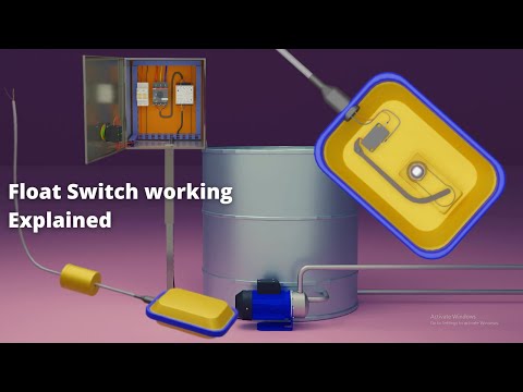 How does a float switch works ? How to control water level in the tank ? with float switch and pump