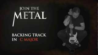backing track metal in C major