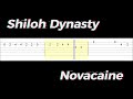 Shiloh Dynasty - Novacaine (Easy Guitar Tabs Tutorial)