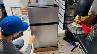 Unboxing & review of 2 door Mini fridge with Freezer(MainStays)