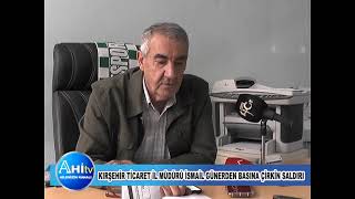 Kırşehir Ticaret İl Müdürü İsmail Günerden Basına Çirkin Saldırı