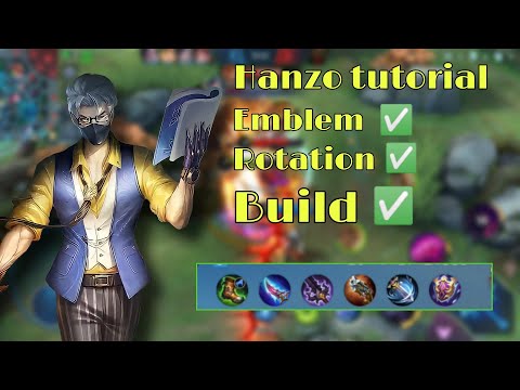 HANZO TUTORIAL | EMBLEMS, ROTATION AND BUILD