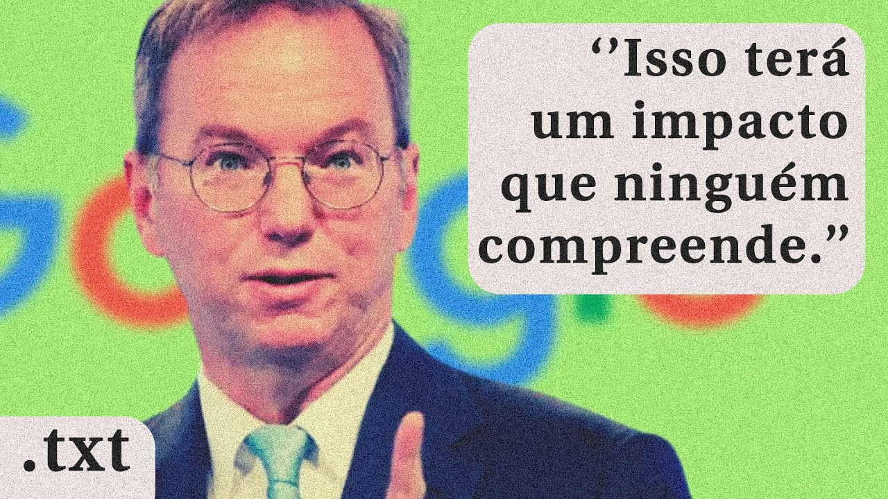 EX-CEO DO GOOGLE FAZ PREVISÕES OUSADAS E ENTREVISTA SOME DO YOU TUBE