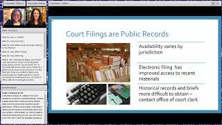 An Introduction to Judicial Dockets, Oral Argument, and Court Records and Briefs 2 13 2020