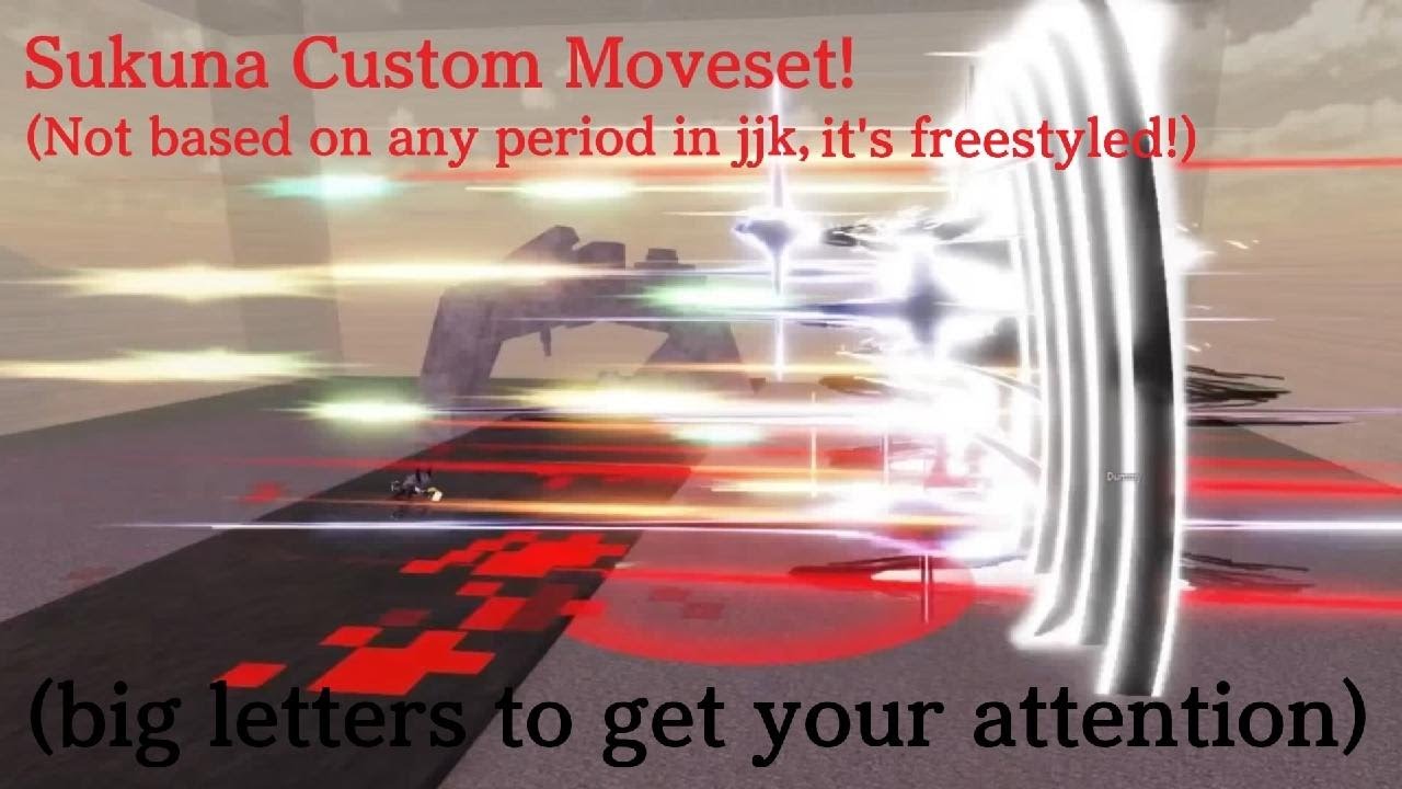 Sukuna Moveset Rework - Jujutsu Shenanigans Skill Builder (Old Sukuna Not Posted) | Roblox