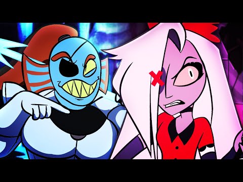 Vaggie vs Undyne (Hazbin Hotel vs Undertale) - Ego Rap Battles