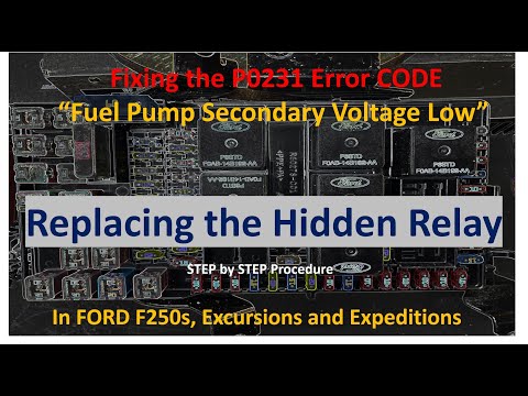 FORD Central Junction Box (CJB) aka BCM repair / relay replacement OBD Code P0231 repair 2002 - 2007