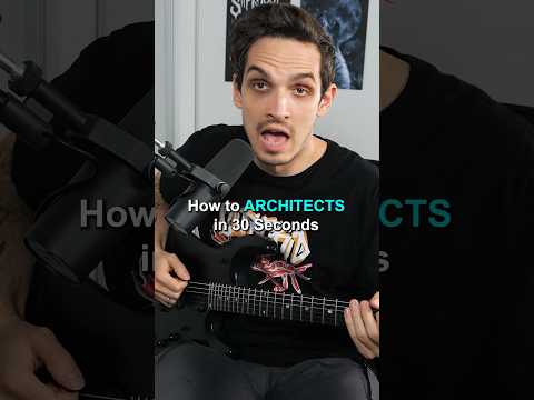 How to Architects in 30 seconds #shorts