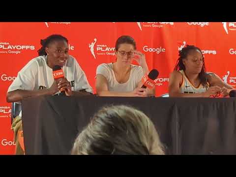 INDIANA FEVER POSTGAME PRESS CONFERENCE AFTER UPSETTING THE ATLANTA DREAM