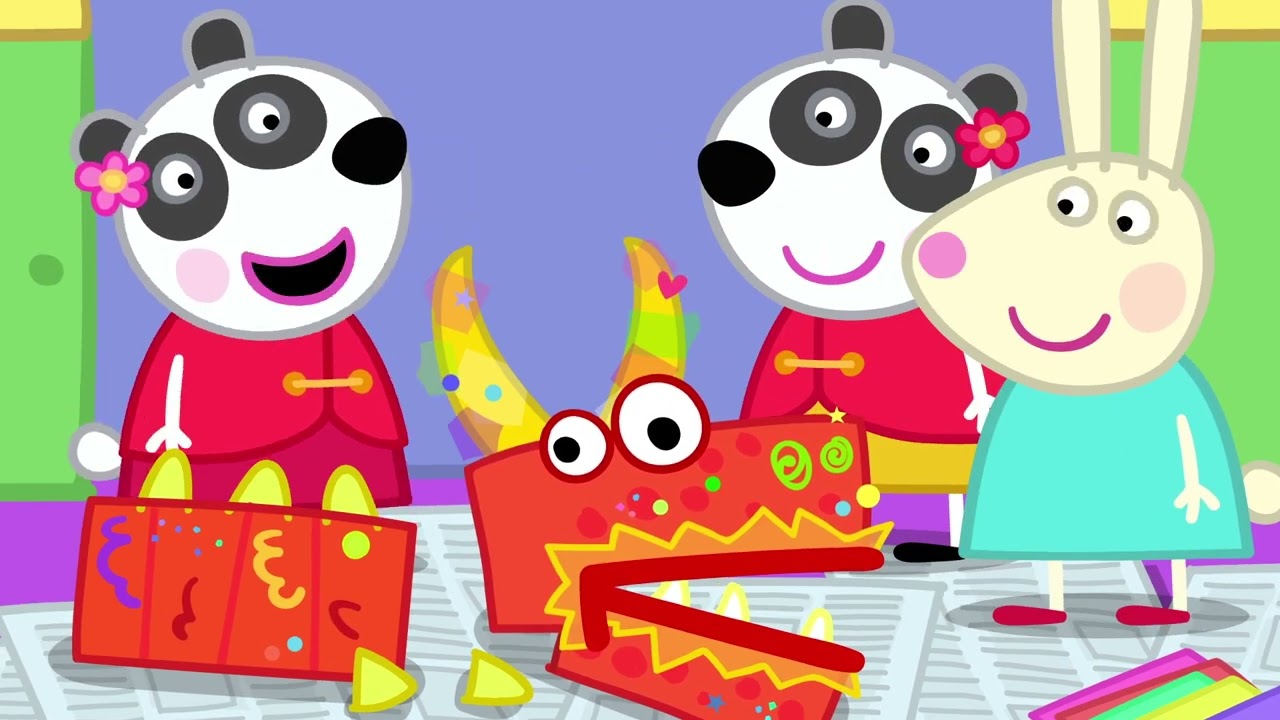 Свинка Пеппа S06 E02 : Китайський Новий рік (англійська)