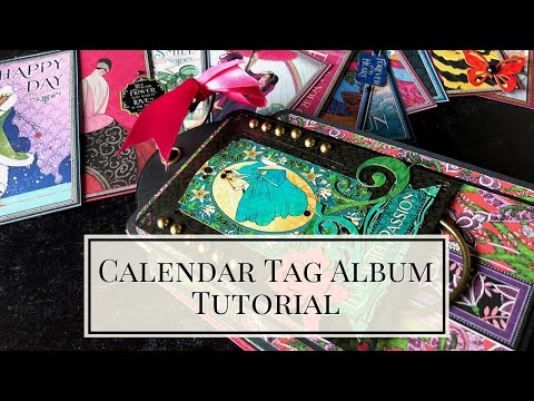Calendar Tag Album Tutorial