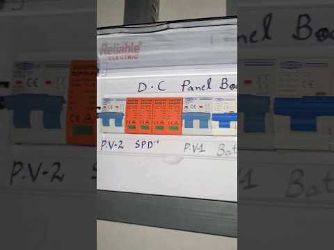 how to install ac dc circuit breaker spd  for solar system || Solarsystem 6Kw IP46 Solarmax inverter