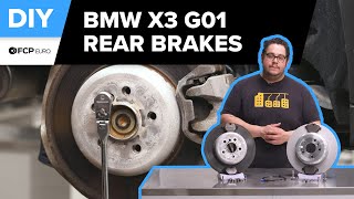 BMW X3 Rear Brake Rotor & Pad Replacement DIY (2018-2023 BMW G01 X3 xDrive30i, sDrive30i)