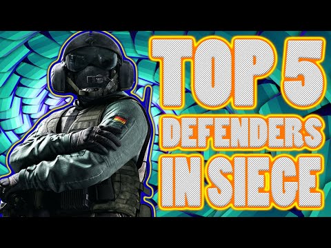 Top 5 BEST DEFENDERS In Rainbow Six Siege (Operation Shifting Tides)