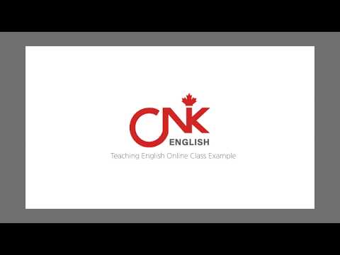 Teaching English Online Example Class (CNK English)