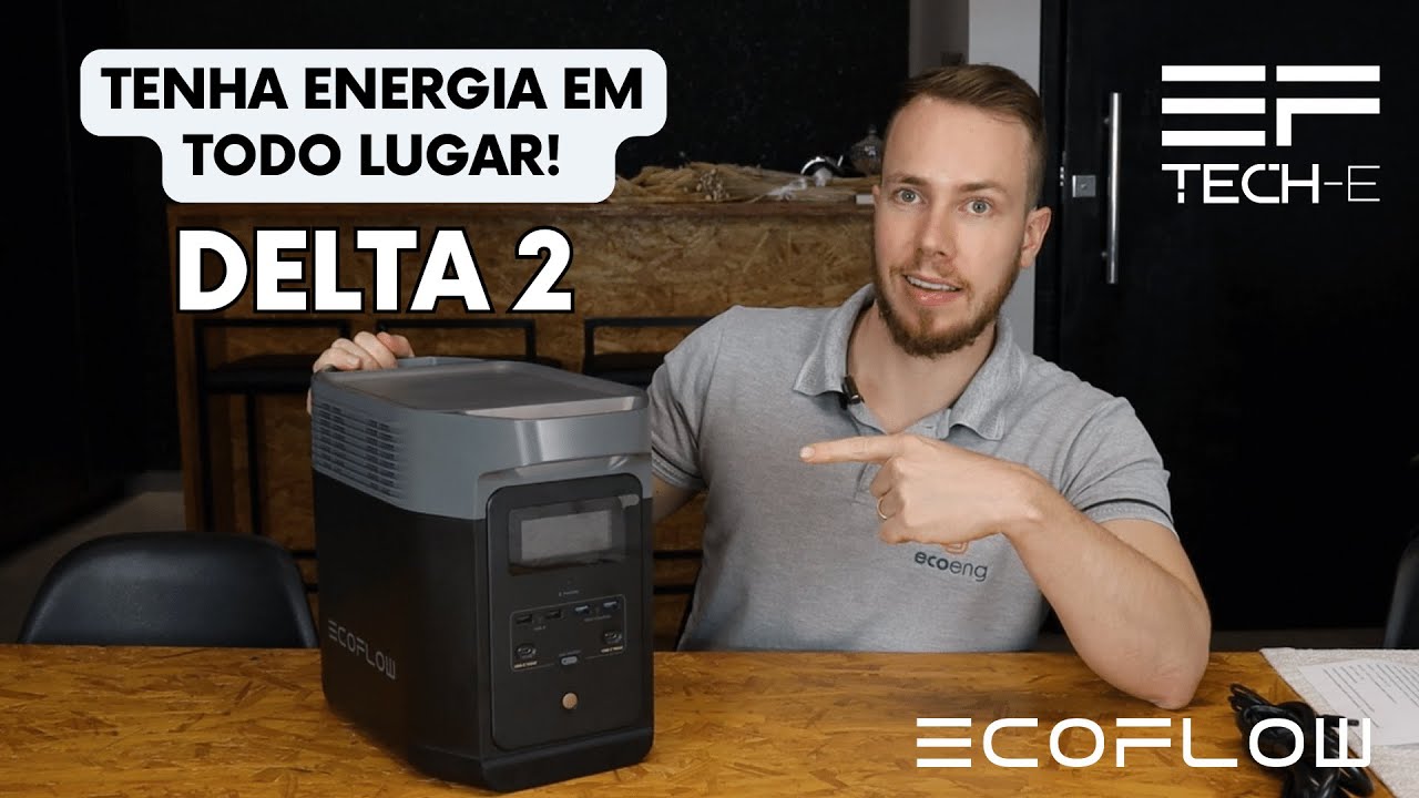 Tenha energia em todo lugar com essa bateria ! ECOFLOW Delta 2