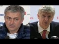 The classic Jose Mourinho v Arsene Wenger rivalry