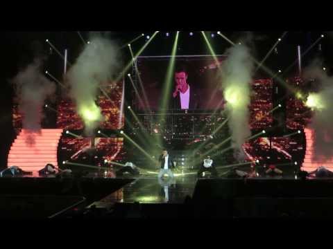 Sam Callahan - Summer of 69 (Bryan Adams) - X Factor Live - at the BIC, Bournemouth on 16/03/2014