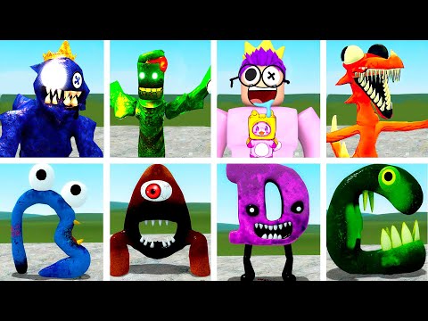 ALPHABET LORE VS RAINBOW FRIENDS *NIGHTMARE MODE* (SECRET PROJECT PLAYTIME MODE!)