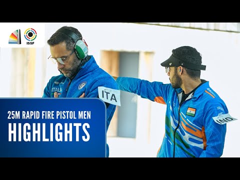 Highlights | 25m Rapid Fire Pistol Men Final - ISSF World Cup Buenos Aires