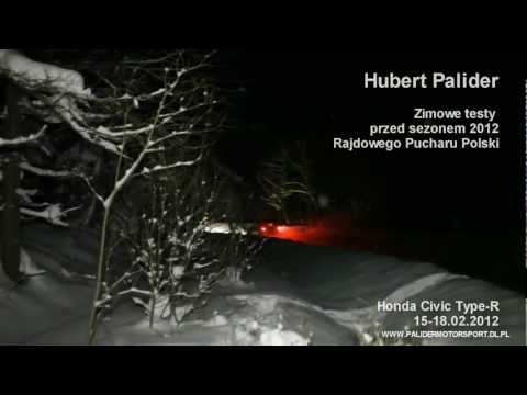 Zimowe testy przed sezonem Rajdowego Pucharu Polski 2012 Palider / Fortuna