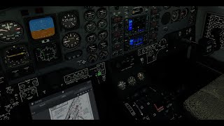 KHEF - KRDU in the JP EVO C90 King Air with ATC! (at night!)