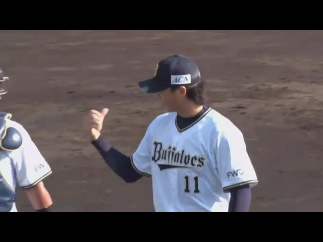 【ファーム】バファローズ・山崎福 見事なグラブ捌きで追加点許さず!! 2020/10/20 B-T(ファーム)