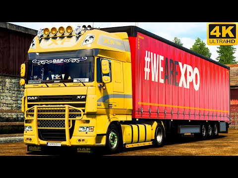 [G29] ETS2 (4K 60FPS) | PROMODS | DAF XF105 510 | KOŠICE 🇸🇰 - GYŐR 🇭🇺