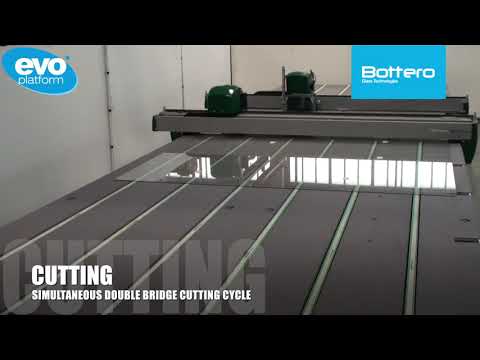 Стол раскроя стекла с ремнями Bottero EVO Platform