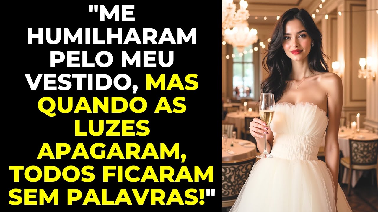 "ME HUMILHARAM PELO MEU VESTIDO, MAS QUANDO AS LUZES APAGARAM, TODOS FICARAM SEM PALAVRAS!"