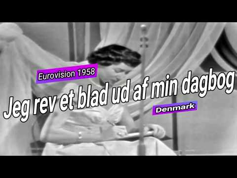 Eurovision 1958 - Raquel Rastenni - Jeg rev et blad ud af min dagbog